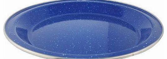 Yellowstone Blue Enamel Camping Plate