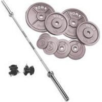 140 Kg Olympic Set Hammertone Grey