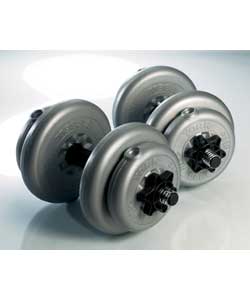 York 15kg Vinyl Dumbbell Set