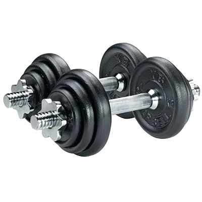 York 20kg Cast Iron Dumbell Kit (2434 - 20kg DB Set)