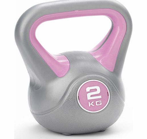 York 2kg Vinyl Kettlebell