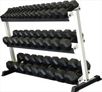 York Fitness York 3 Tier Hex Dumbells Rack