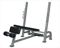 York Fitness York Olympic Decline Bench With Gun Rack