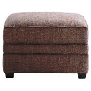 York footstool, mocha