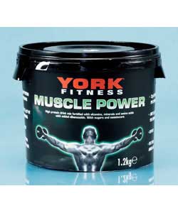 york Muscle Power Formula Bucket Banana Flavour 1.2kg