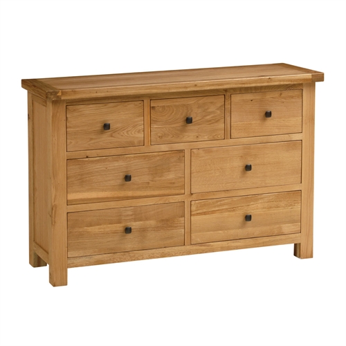 York Oak York 3 Over 4 Drawer Chest 592.072