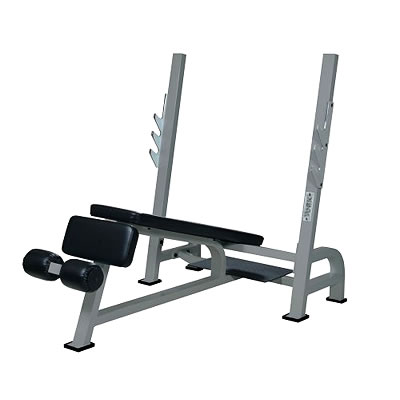 York Olympic Decline Bench with Gun Rack `TS Range`