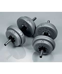 Vinyl Dumbbell Set 15kg