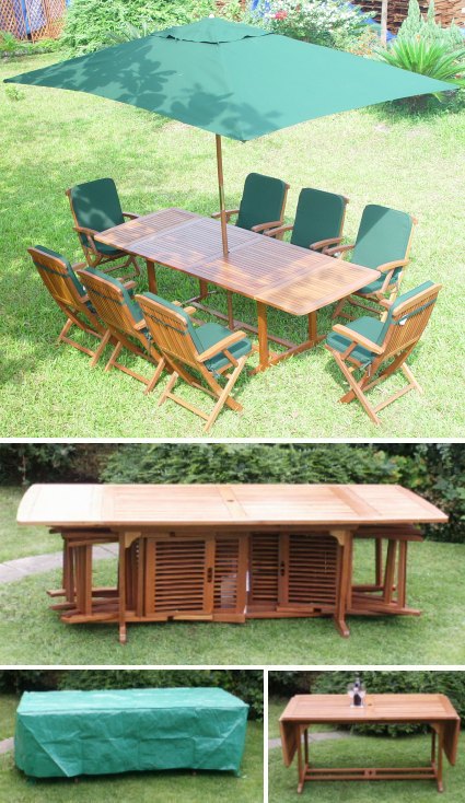 Stora 8 Garden Furniture Set - Free Furniture Cover