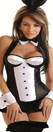 Yuelai Sexy Corset Basque Tops Underwear Lingerie Womens Lady Halloween Lingerie (S)