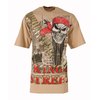 Hip Hop Big & Tall T-Shirt (Beige/Red)