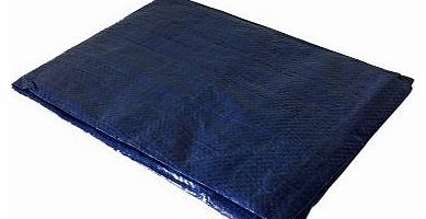 Yuzet 1 x Blue 2.4m x 3m Heavy Duty Waterproof Tarpaulin Ground Sheet Cover