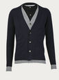 KNITWEAR NAVY/BLACK M