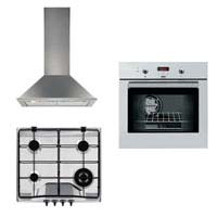 Zanussi Single Oven- Gas Hob- and Chimney Hood Pack