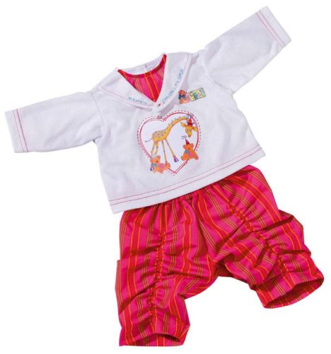 Zapf Creation - CHOU CHOU 48cm Red & White Two Piece With Giraffe Motif