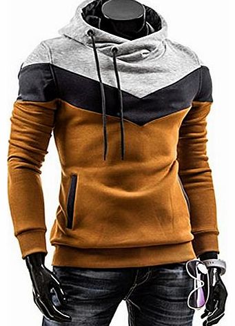 Zeagoo Mens Fashion Cosplay Costumes Hoody With Angled Zip Jacket Coat