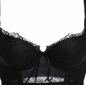 Zeagoo Womens Sexy Strap Lace Push-up Intimate Lingerie Bra Underwire Brassiere