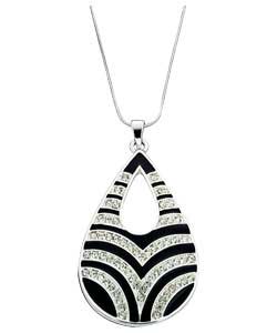 zebra Drop Pendant