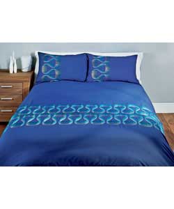 Double Duvet Cover Set - Navy