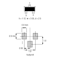 FMMT593 SOT-23 PNP TRANSISTOR (RC)