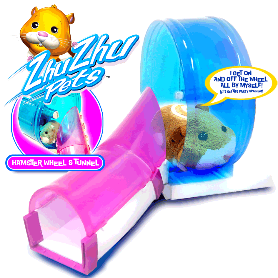 Zhu Zhu Pets Add-on Playset - Wheel and Tunnel