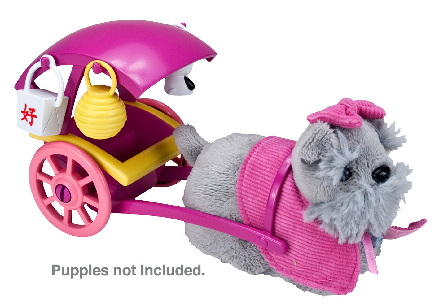 Zhu Zhu Pets Puppies Push Along - Bow Wow Buggy