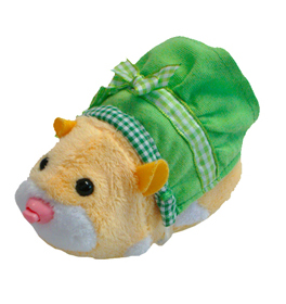 Zhu Zhu Pets Spring Outfits - Green Gingham Dres