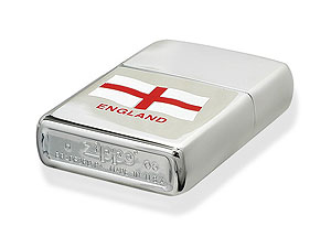 zippo George Cross Polished Chrome Lighter 012631