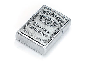 zippo Jack Daniels Logo Pewter Lighter 012677