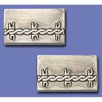 Barbed Wire Zippo Cufflinks