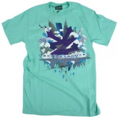 Mens Zoo York Optical Crest Tee Mint