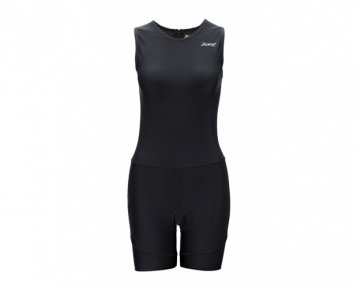 Ladies Active Tri Back Zip Racesuit