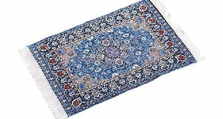 ZSL 1:12 Miniature Turkish Woven Fabric Rug Carpet Dolls House Furniture Accessory