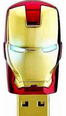 ZUBER 8GB IRON MAN USB KEYRING- Memory stick/drive for XP/Vista/Windows 7/Mac